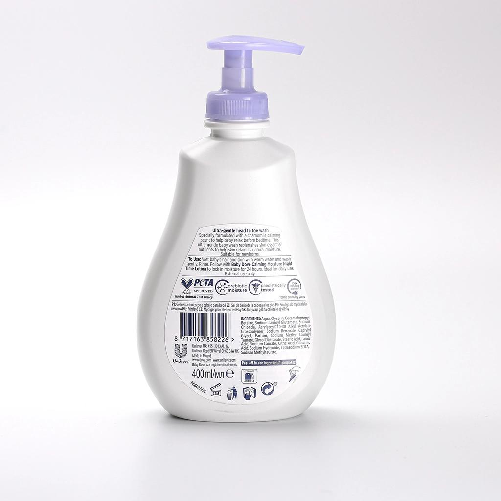 Baby Dove Calming Baby Wash & Shampoo with Chamomile 400 ml