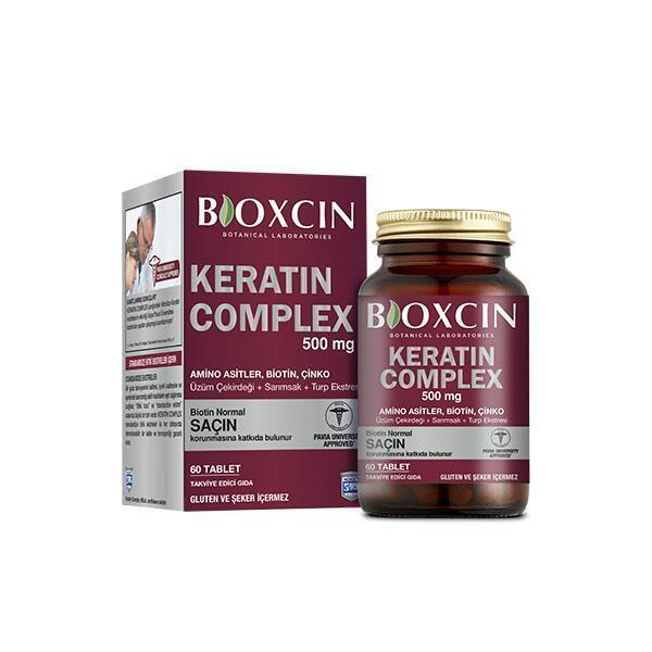 Bioxcin Keratin Complex: Advanced Hair Growth Tablets - Support Stronger, Healthier Hair & Nails with Hydrolyzed Keratin, Radish & Garlic Extracts