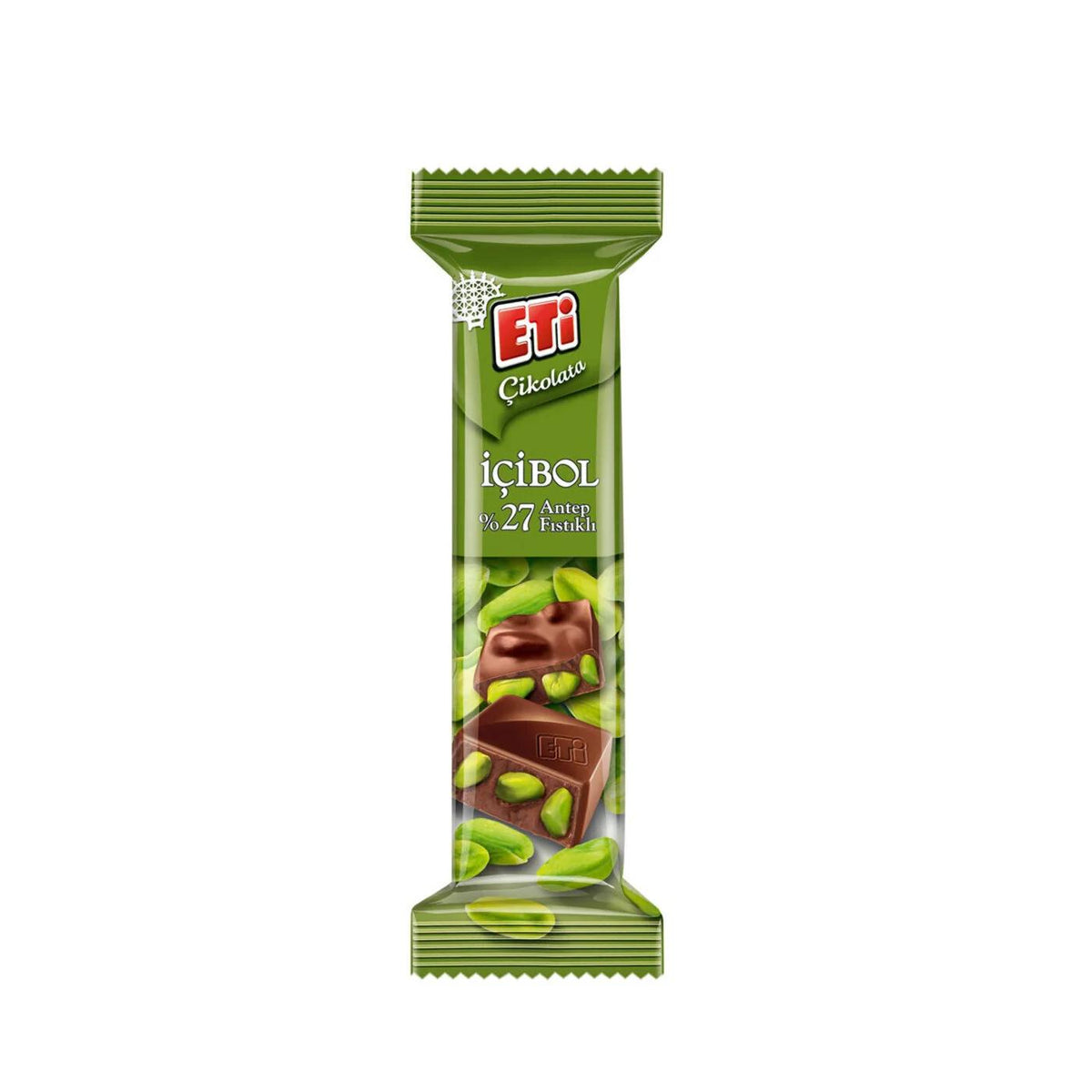 Eti Bol Cikolata Milk Chocolate with Pistachio 30g