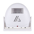 5301 Wireless Infrared Motion Sensor Welcome Alarm Intelligent Greeting Warning Doorbell, IR Distance: 10m(White)