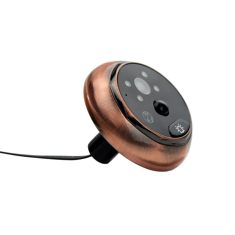 M4300D 4.3 inch TFT Color Display Screen 3.0MP Security Camera Video Smart Doorbell, Support TF Card (32GB Max) & Night Vision & Motion Detection (Gold)
