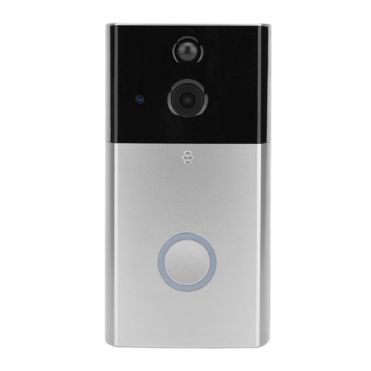 VESAFE HD 720P Security Camera Smart WiFi Video Doorbell Intercom, Support TF Card & Infrared Night Vision & Motion Detection App for IOS and Android(Silver)