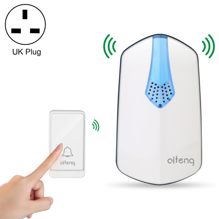 AITENG V026J Wireless Batteryless WIFI Doorbell, UK Plug