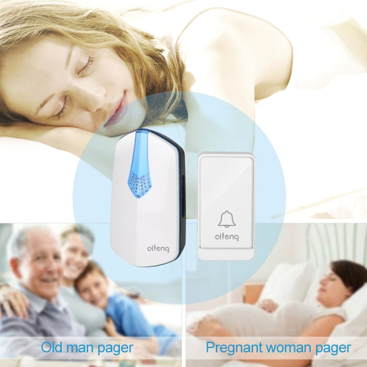 AITENG V026J Wireless Batteryless WIFI Doorbell, UK Plug