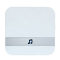 B10 52 Chimes 110dB Doorbell Receiver Low Power Consumption Home Door Tools, EU Plug, AC 90-260V (White)