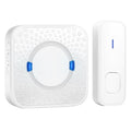 P6-B 110dB Wireless IP55 Waterproof Low Power Consumption WiFi Doorbell Receiver, 53 Music Options, Receiver Distance: 300m(White)