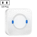 P6 110dB Wireless IP55 Waterproof Low Power Consumption WiFi Doing-dong Doorbell Receiver, Receiver Distance: 300m, US Plug(White)