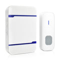 N15K-1T1-B 110dB Wireless IP55 Waterproof Low Power Consumption WiFi Doorbell Receiver with Night Light , Receiver Distance: 300m (White)