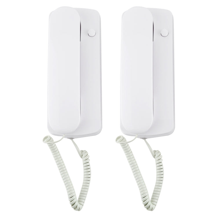 109DC Two-way High-definition Wired Intercom Doorphone (White)