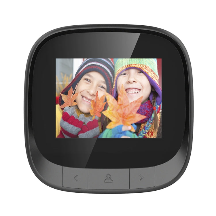 DD3 2.4 inch TFT Screen 0.3MP Security Digital Door Viewer, Support Infrared Night Vision & 90 Degrees Wide Angle (Black)