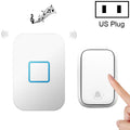 CACAZI FA88 Self-Powered Smart Home Wireless Doorbell, US Plug(White)
