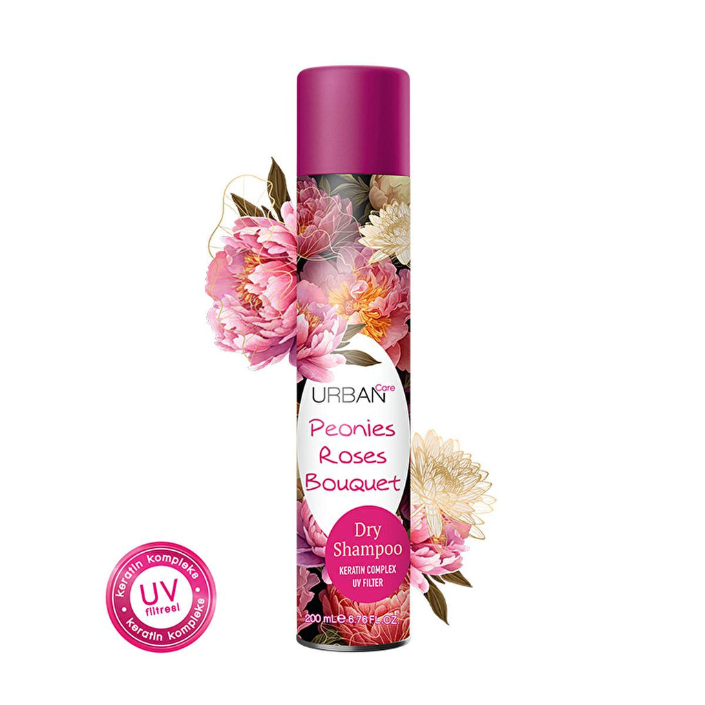 Urban Care Vegan Dry Shampoo with Peony & Rose - 6.76 fl oz Volumizing & Refreshing Hair Care