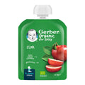 Gerber Organic Apple Puree for Babies - Healthy, Gluten-Free, No Added Sugar, 6+ Months, ECOCERT Certified