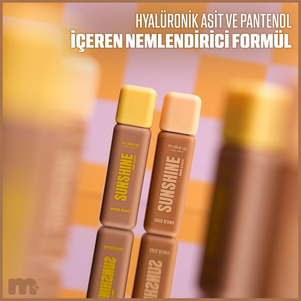 Maruderm Make Up Sunshine Liquid Bronzer Coco Brown 15ml