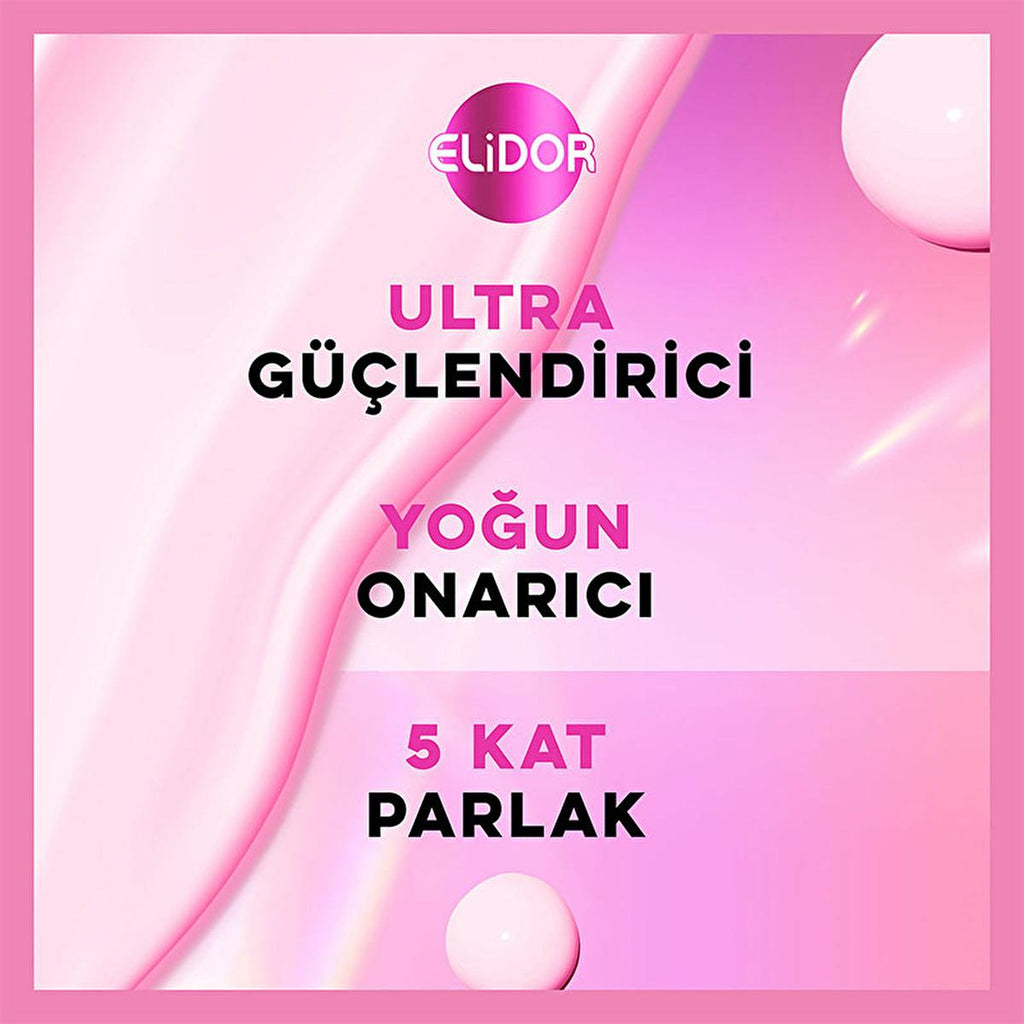 Elidor Ultra Işıltı 100 Hair Care Cream - Intense Shine & Nourishment for Damaged Hair