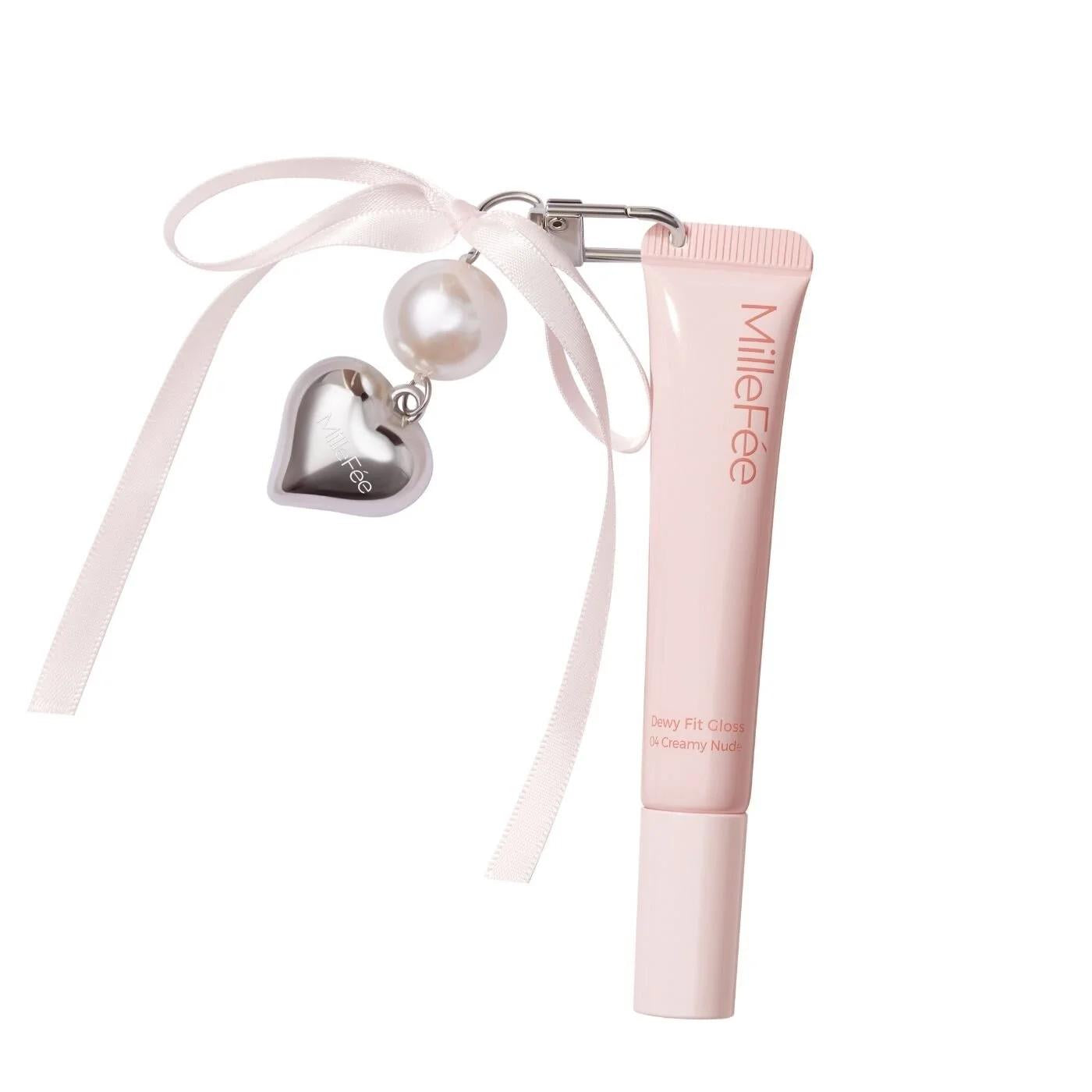 Millefee Dewy Fit Gloss 04 Creamy Nude High-Shine Lip Color 1 pc