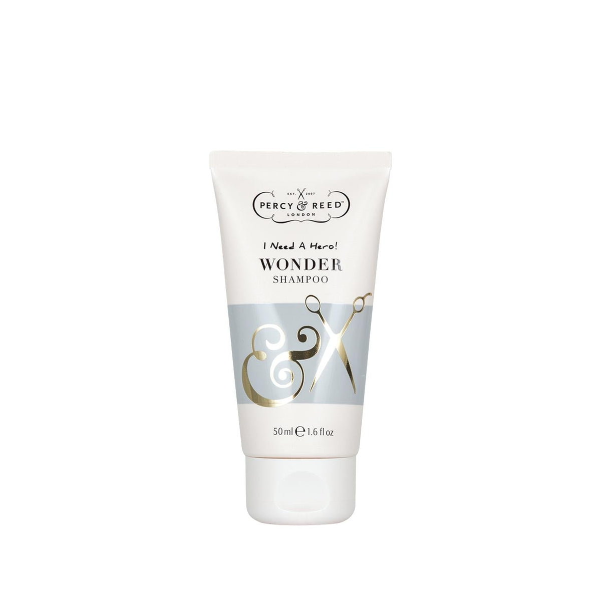 Percy & Reed I Need A Hero. Sulfate-Free Shampoo (50ml) - Gentle Cleansing for Sensitive Scalp, Travel Size Hair Care
