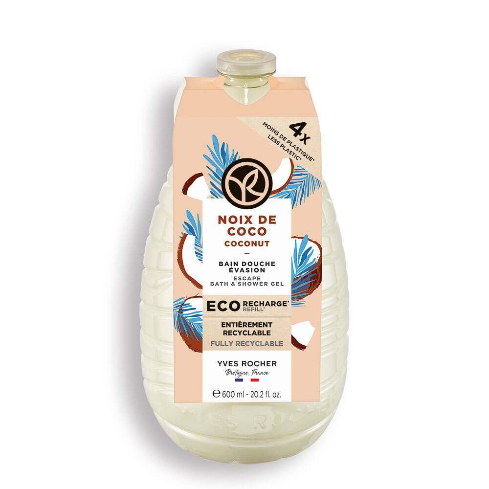 Eco Friendly Shower Gel Refill - Tropical Coconut 20.29 fl oz by Nemlendirici Eko