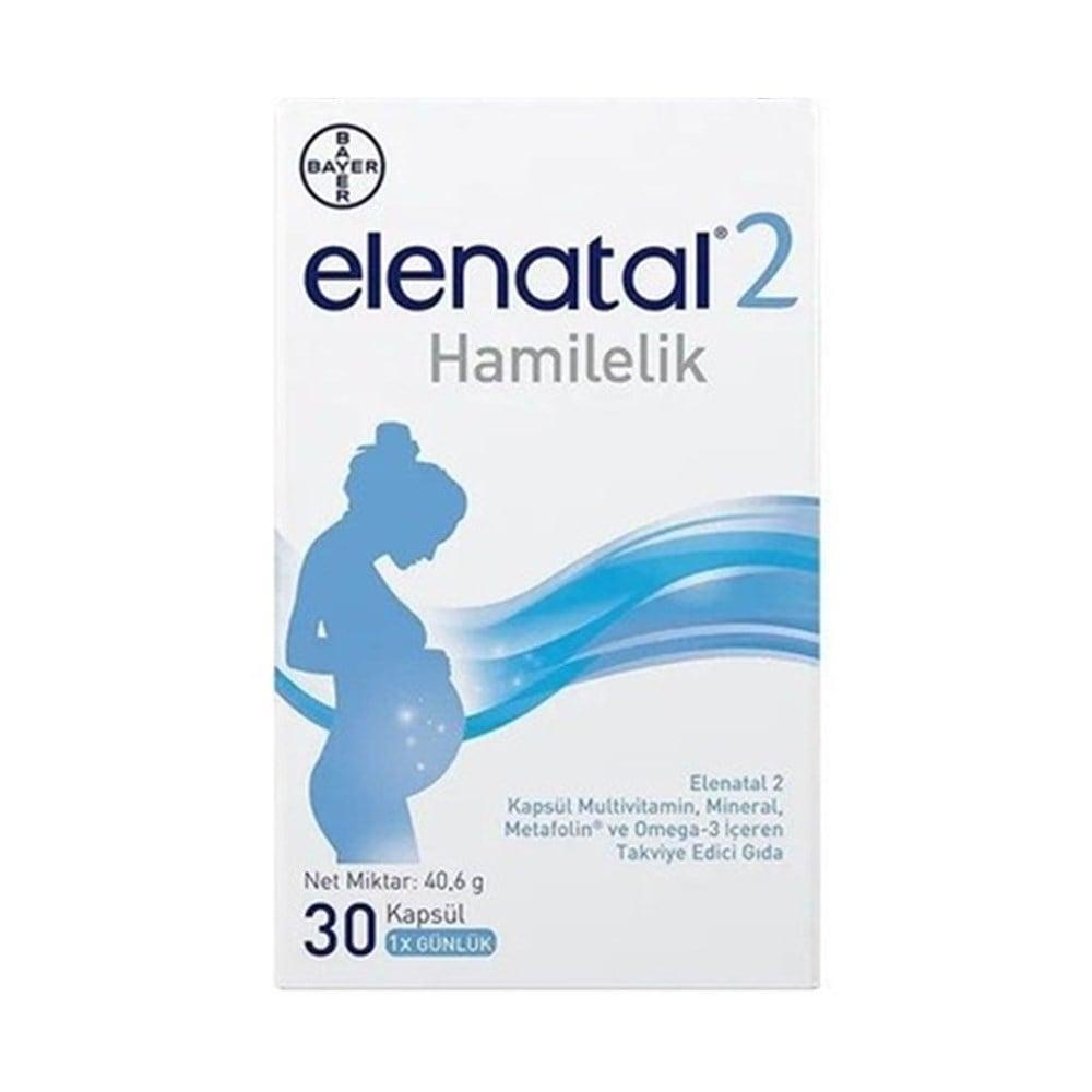 Elenatal Pregnancy Multivitamin - Omega-3 | 30 Capsules