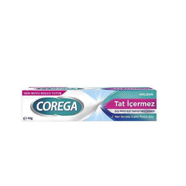 Corega: Strong Hold Denture Adhesive Cream - All-Day Comfort, Prevents Food Trapping - Secure Denture Fit