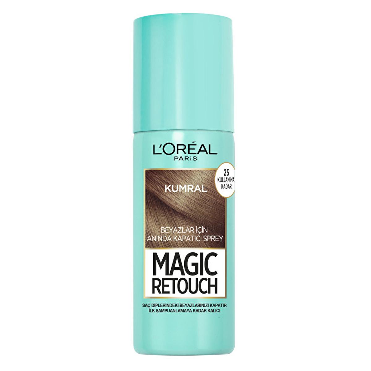 Loreal Paris Hair Touch-up Spray - Instant Gray Root Cover-up for Natural Look
