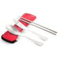 Three-Piece Outdoor Cutlery(Big Red)