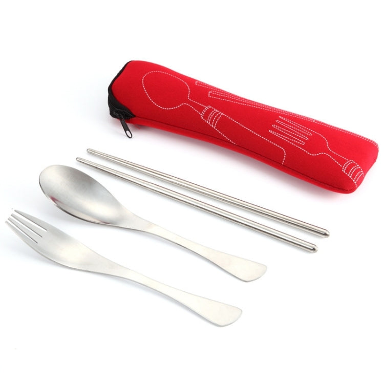 Three-Piece Outdoor Cutlery(Big Red)