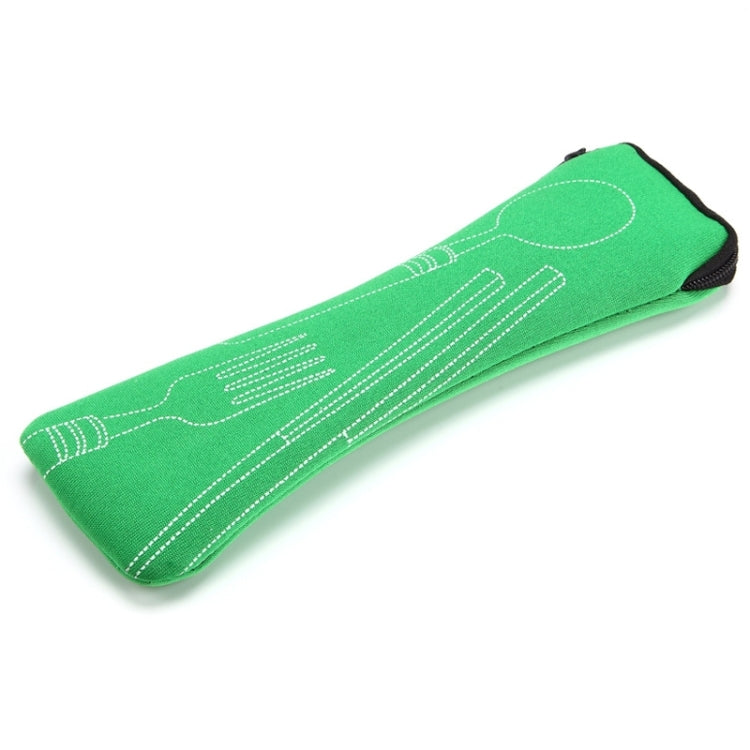 Three-Piece Outdoor Cutlery(Grass green)