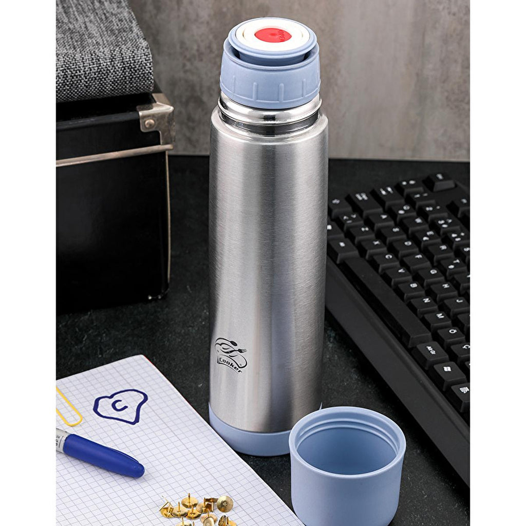 Cooker Stainless Steel Thermos 500ml - Keeps Drinks Hot/Cold for 24 Hours, Durable & Eco-Friendly