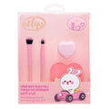 Eklips Character 4-Piece Makeup Brush and Sponge Set