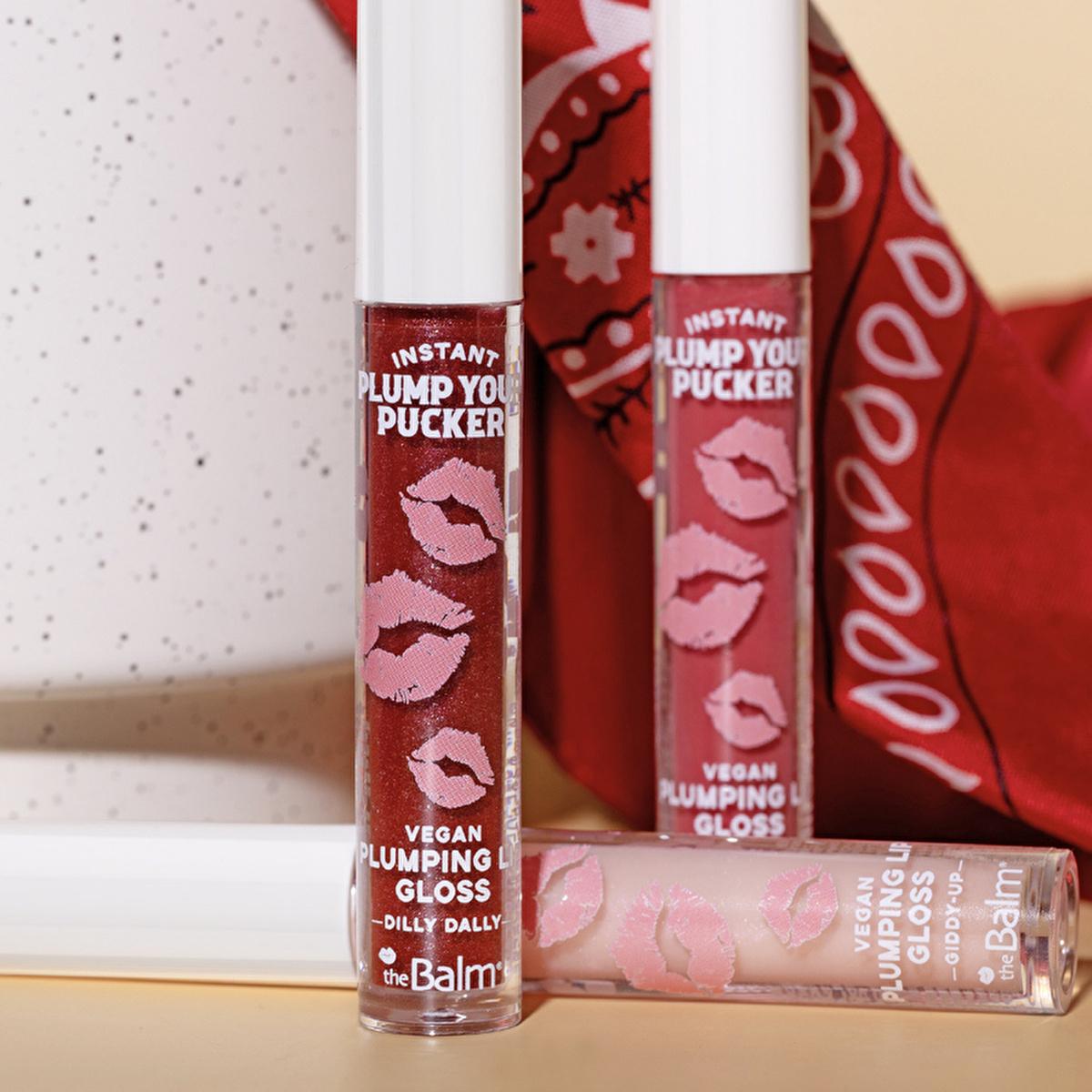 theBalm Instant Plump Your Pucker: Natural Lip Plumper & Volumizer with Organic Jojoba & Avocado Oil for Fuller, Hydrated Lips