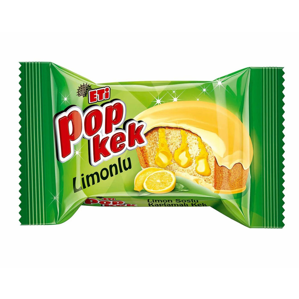 Eti Popkek Lemon Glazed Snack Cake with Filling 60g