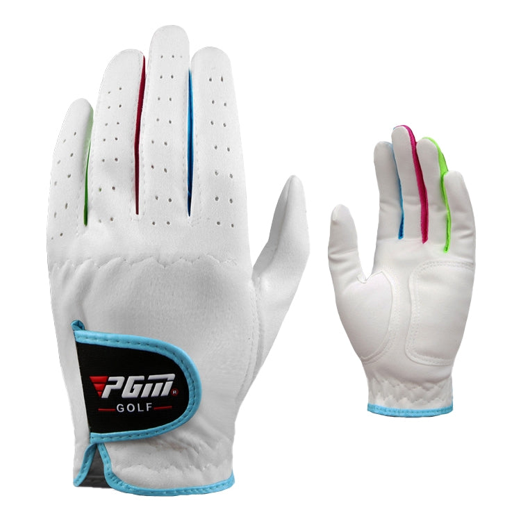 PGM One Pair Golf Microfiber Cloth Soft Comfortable Gloves for Children