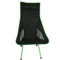 Outdoor Portable Folding Camping Chair Light Fishing Beach Chair Aviation Aluminum Alloy Backrest Recliner
