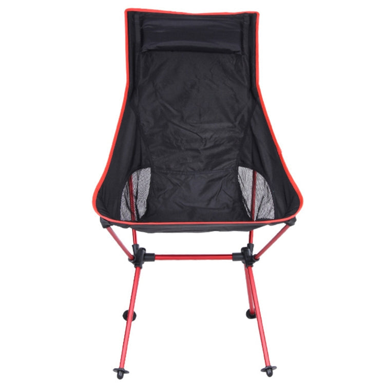 Outdoor Portable Folding Camping Chair Light Fishing Beach Chair Aviation Aluminum Alloy Backrest Recliner