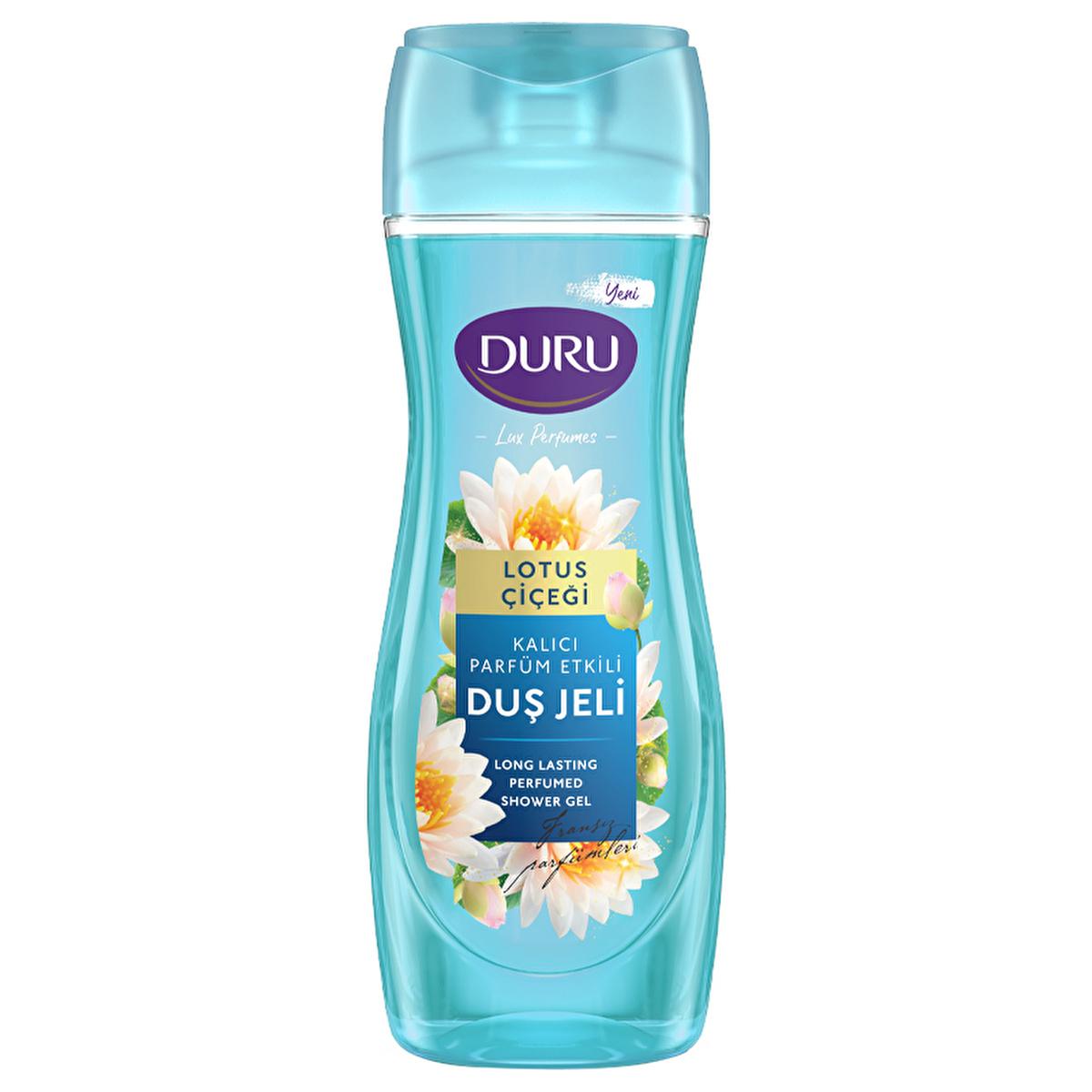 Duru Lux Perfumes - Luxury Shower Gel with Lotus Flower Scent, Moisturizing & Long-Lasting Fragrance