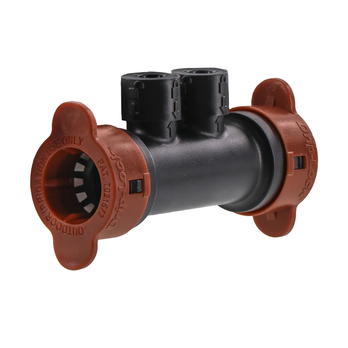 1/2" x 1/4" Drip-Lock 2-Port Drip Manifold 67046