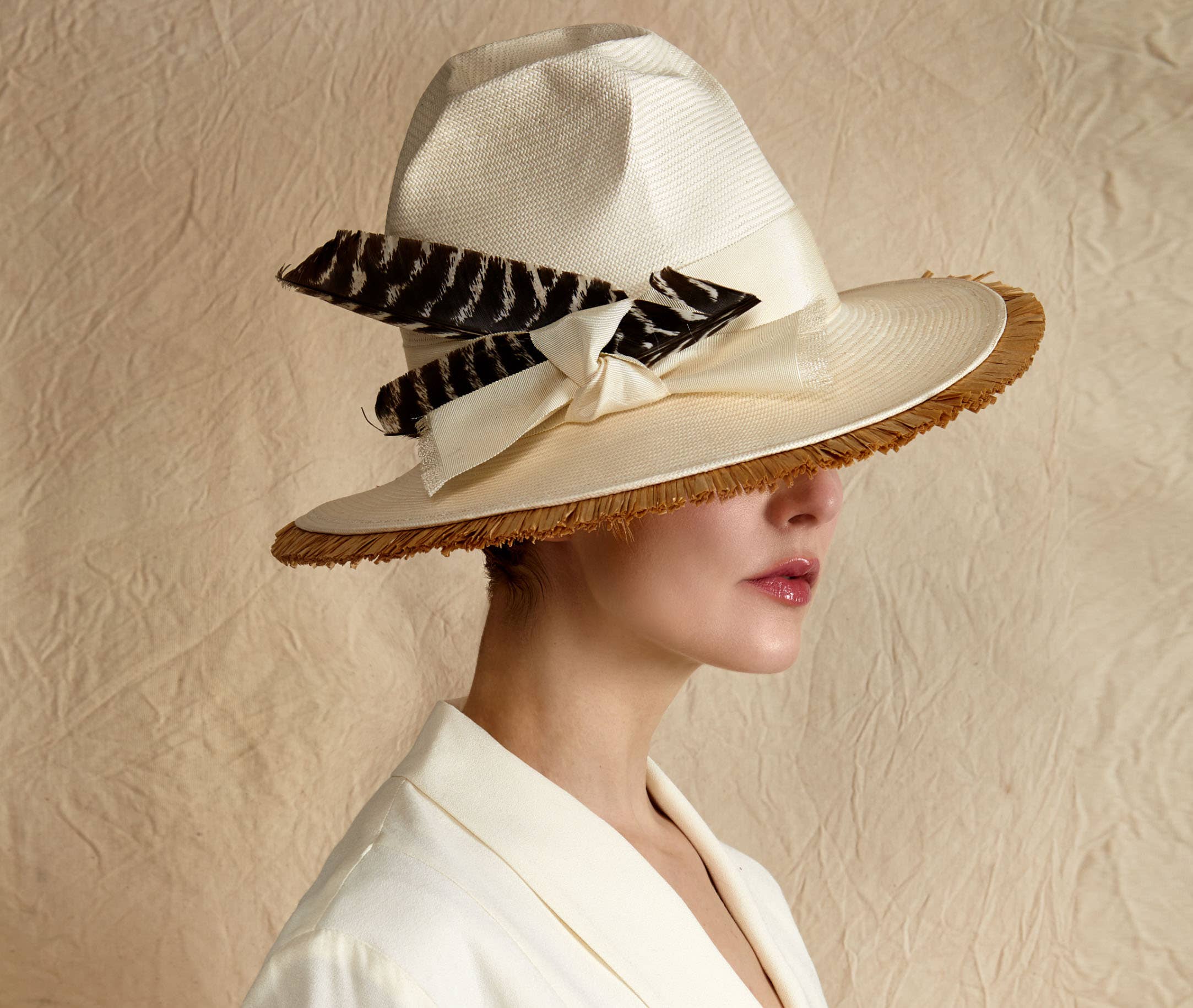 Cha Cha's House of Ill Repute - Ms. Parker - Dramatic Crown Statement Hat: Medium 22.5/23