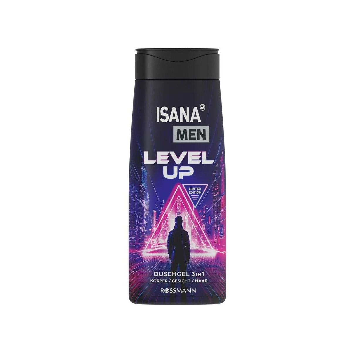 Isana Men Level Up Shower Gel Refreshing Body Wash 300 ml