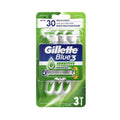 Gillette Blue3 Sensitive Disposable Razors for Smooth Skin 3 Count
