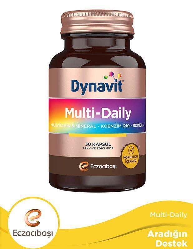 Dynavit Multivitamin Supplement - Comprehensive Vitamins &amp; Minerals with Koenzim Q10 &amp; Rodiola Extract