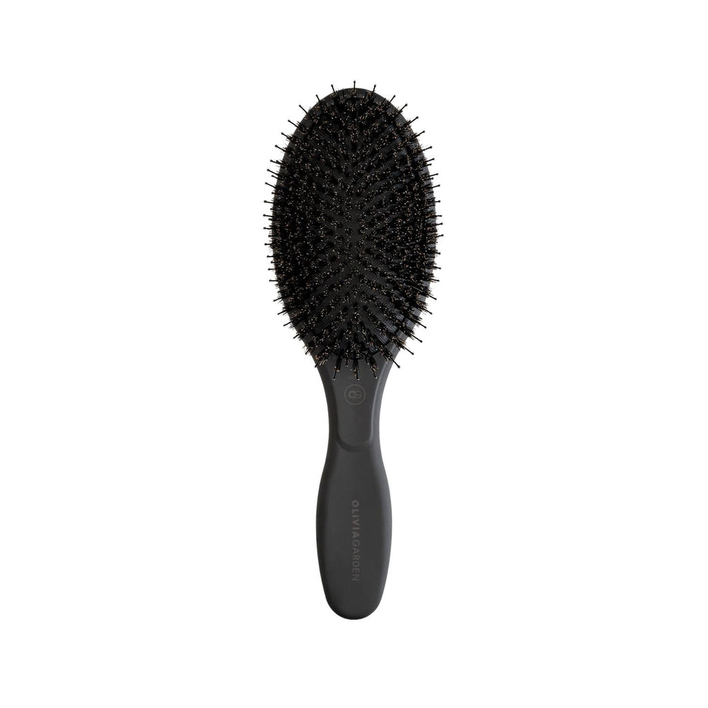 Olivia Garden Expert Care Boar & Nylon Bristle Brush - Black Label
