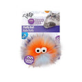 AFP Furry Ball Fluffer Catnip Toy Orange 9.5cm