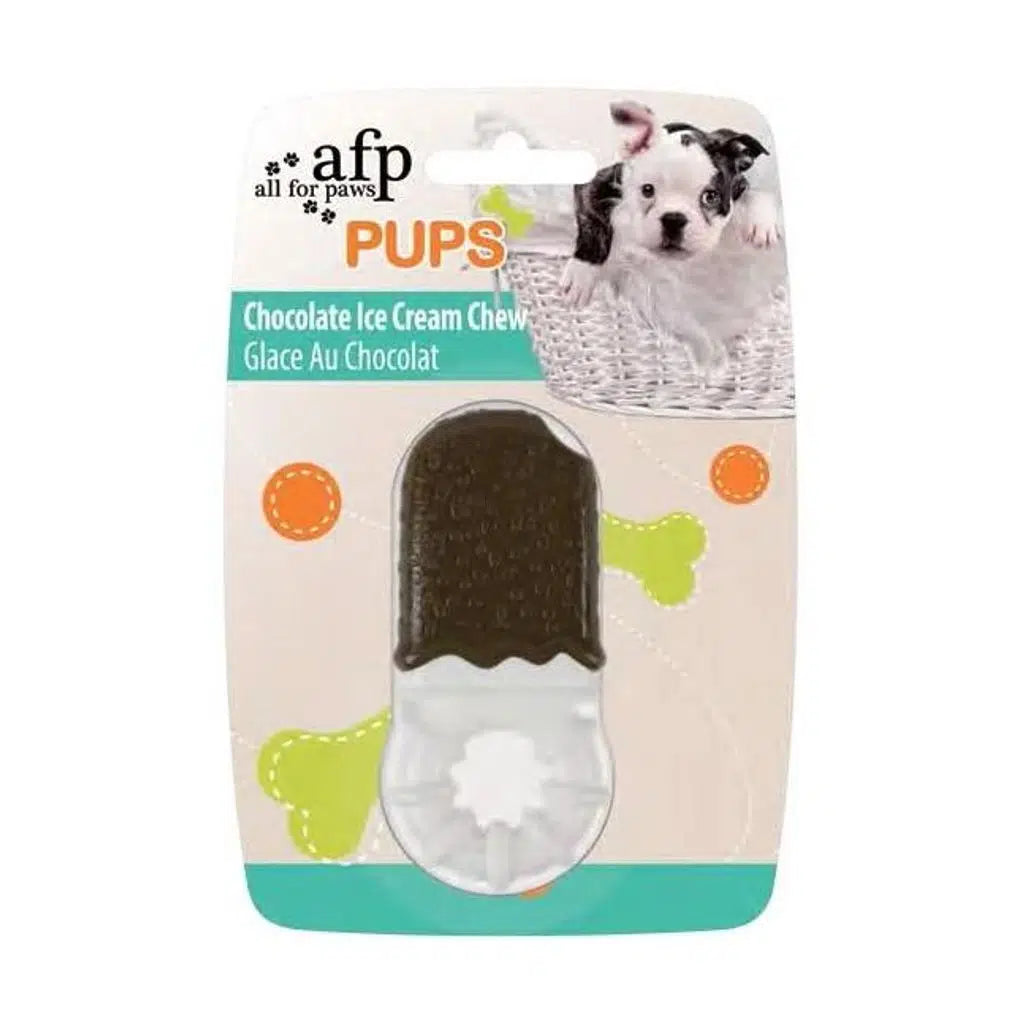 AFP Pups Ice Cream Shaped Puppy Teether Toy 12x5.5 cm