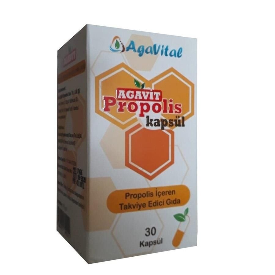 Aga Vital Agavit Propolis & Vitamin C Daily Support 30 Capsules