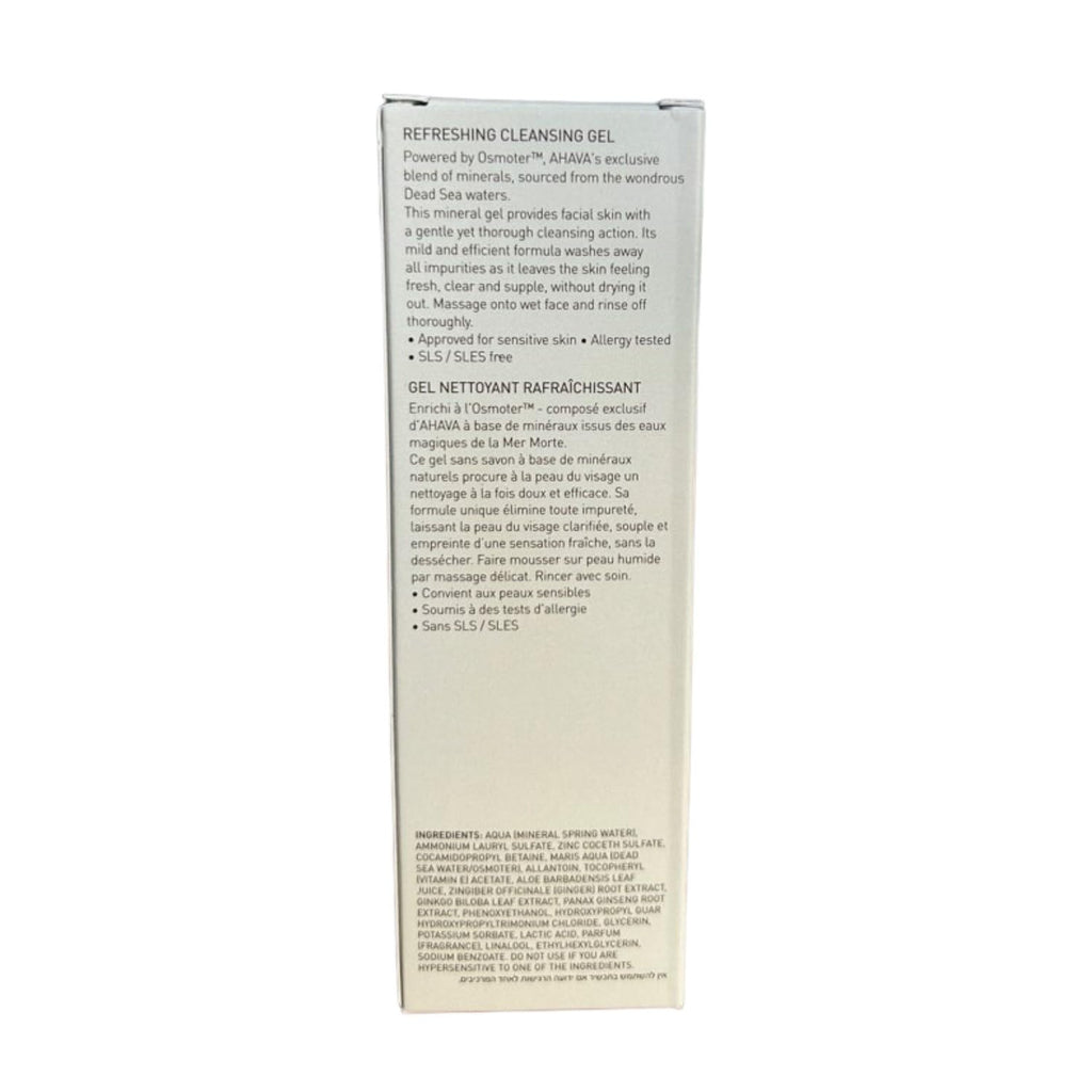 AHAVA Cleanse Refreshing Cleansing Gel Soapless 3.4 fl oz