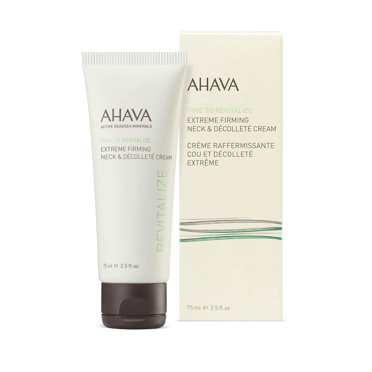 Ahava Time To Revitalize Extreme Firming Neck & Décolleté Cream, 2.5 fl oz