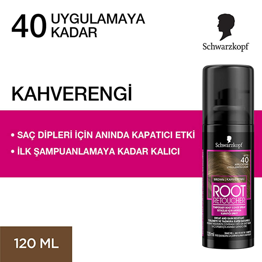 Root Retoucher Hair Color Touch-Up Spray - Instant Gray Root Coverage, 4.06 fl oz