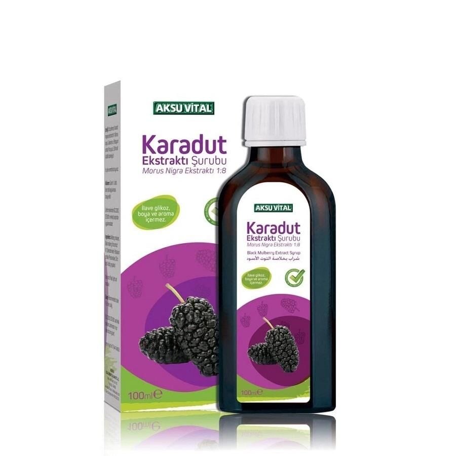 Aksu Vital Black Mulberry Extract Syrup for Daily Wellness 100ml