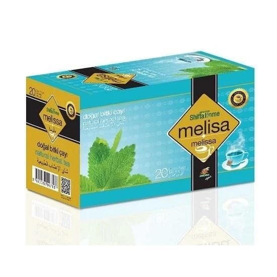 Shiffa Home Melissa Tea Relaxing Herbal Blend 20 Bags